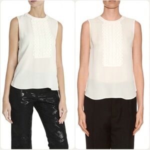 A.L.C. Cream Sleeveless Blouse